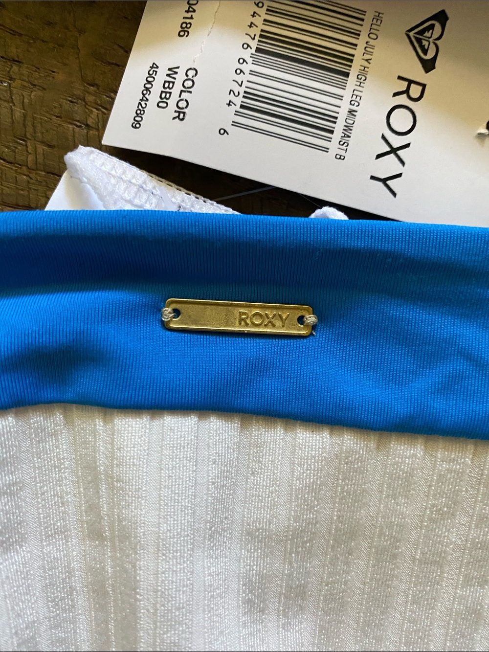 Roxy “hello July” colorblock Bikini Set s/m - Picture 5 of 6